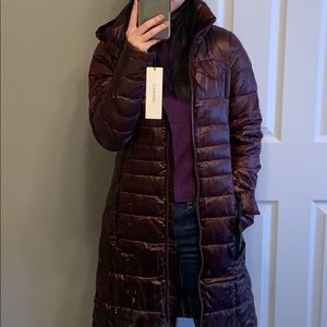 NWT CALVIN KLEIN Packable Puffer Jacket Long